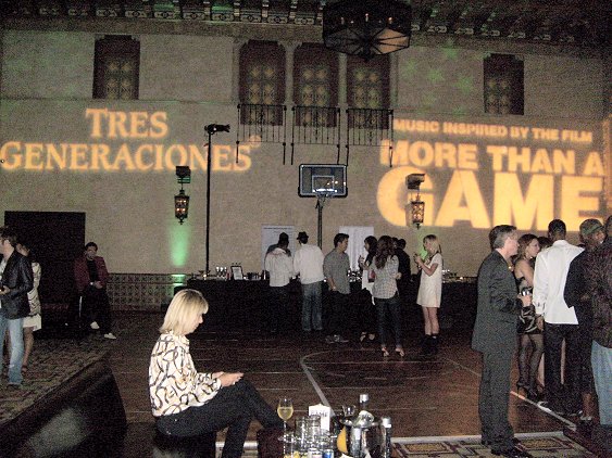 More Than a Game party scene