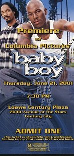 Premiere screening ticket